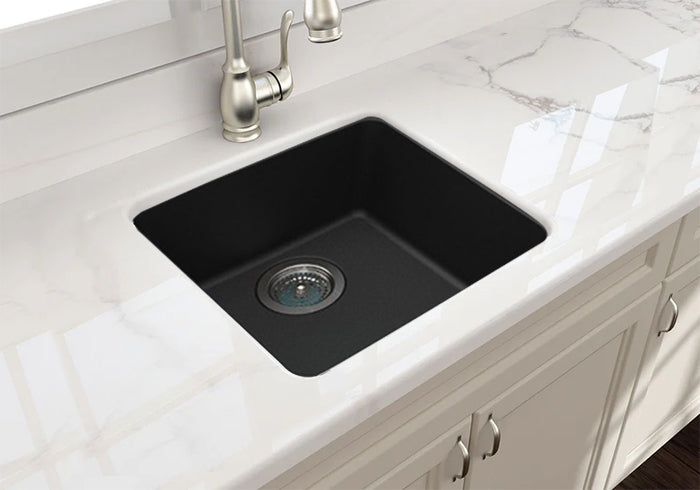 Quartz Undermount Kitchen Sink 432*432*246mm (QZ5445) — detail 2
