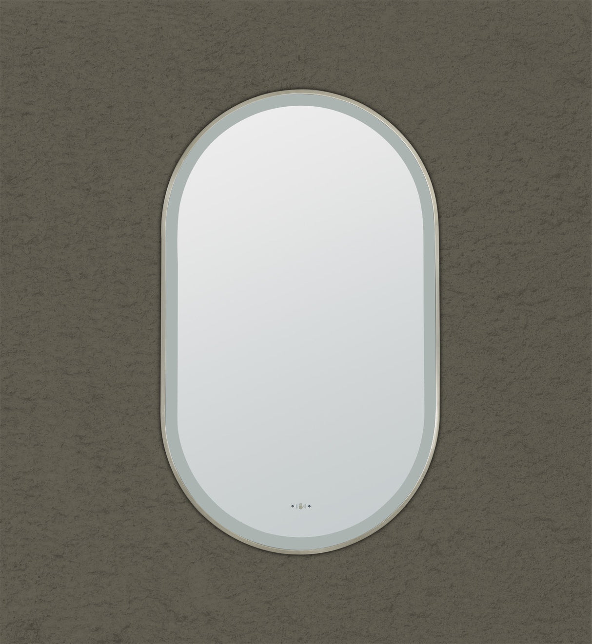 Lirra Iron Framed LED Mirror Electroplated 450/600mm LOFM4590/LOFM60100-MB/BG/BN/GM — detail 5