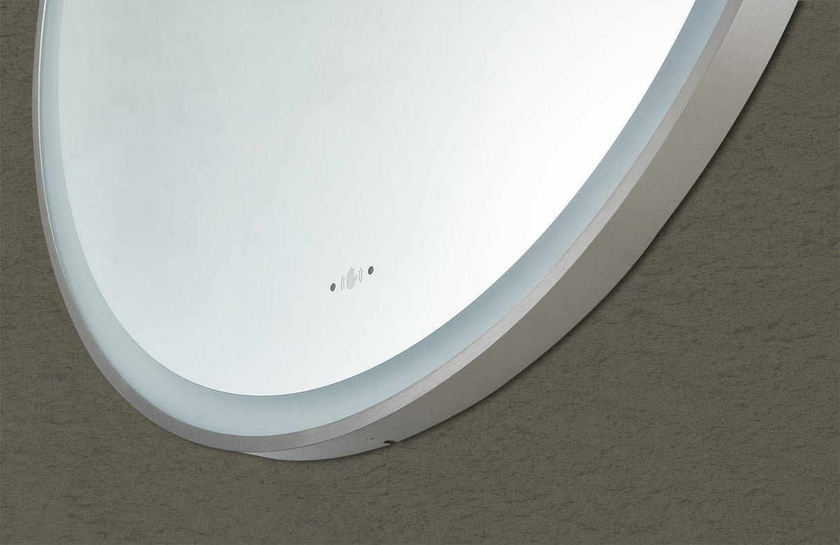 Lirra Iron Framed LED Mirror – Front & Backlit Smart touch free controls 600/800/900 LRFM600/LRFM800/LRFM900 — detail 11