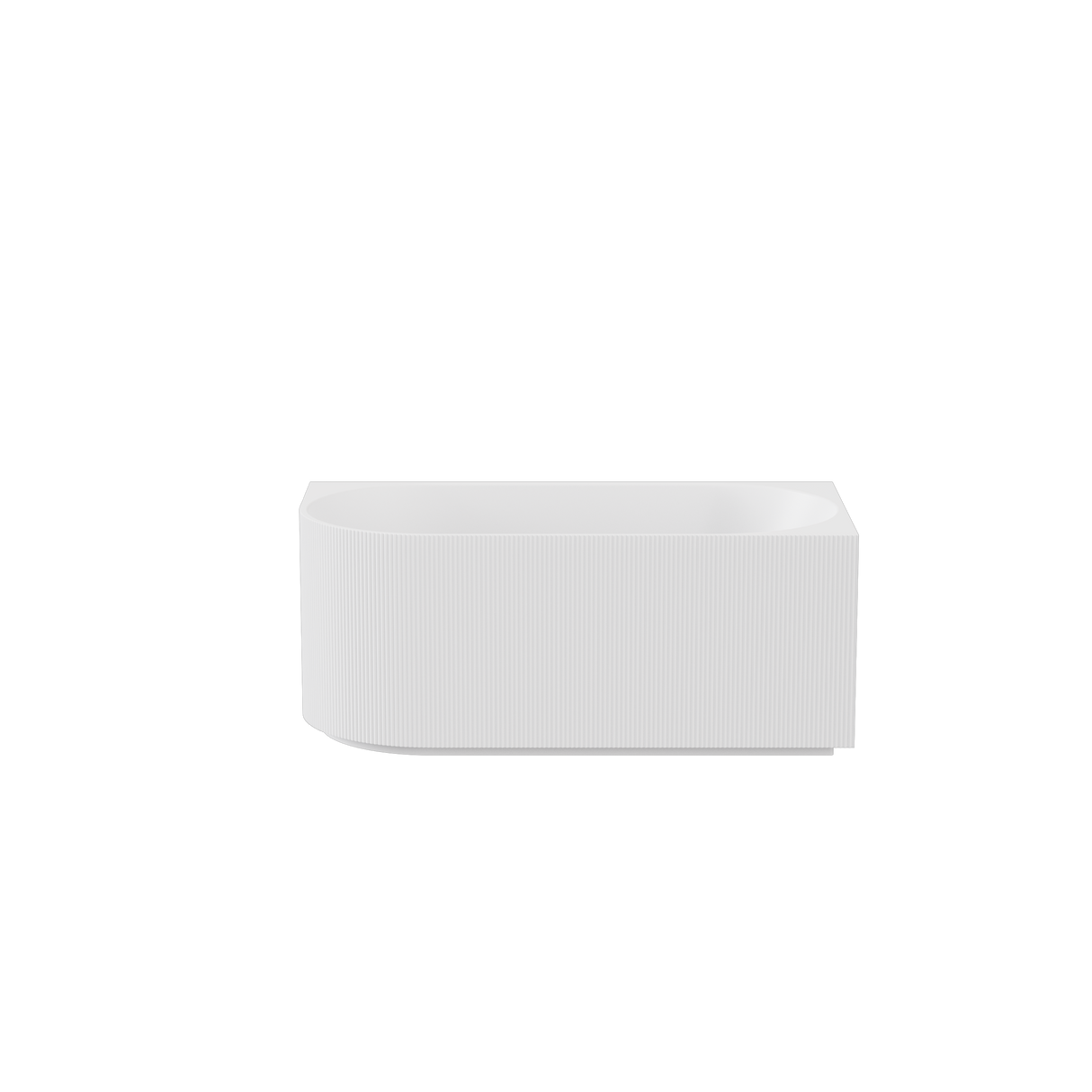 Capri CGV1500R Oval Freestanding Right Corner Bathtub — detail 2