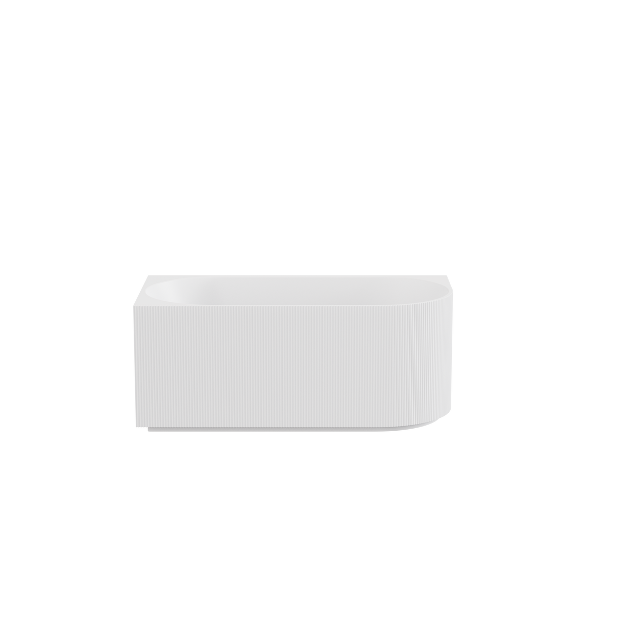 Capri CGV1500L Oval Freestanding Left Corner Bathtub — detail 2