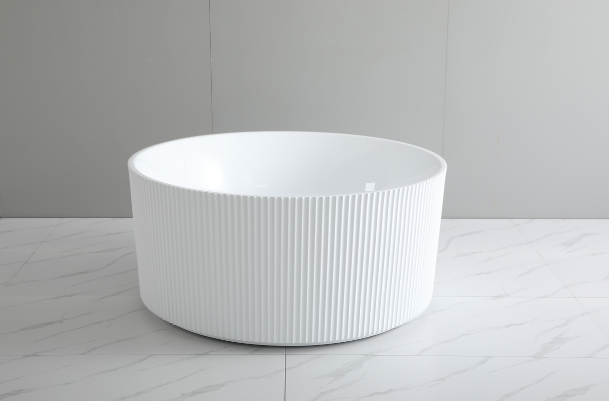 CETO Como round Groove bathtub 1280*1280*595mm COGV1280GW/MW-NF/OF — detail 2