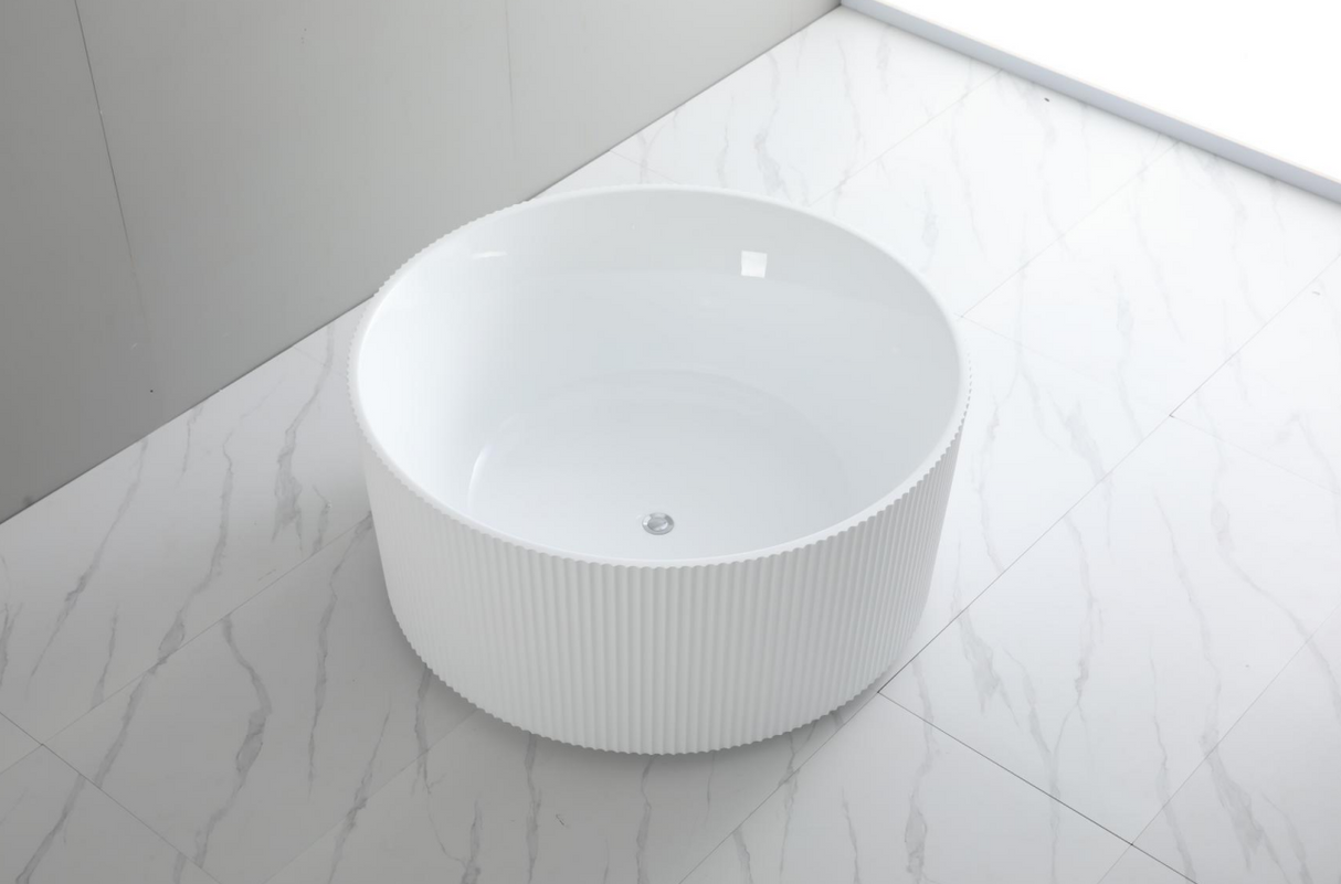 CETO Como round Groove bathtub 1280*1280*595mm COGV1280GW/MW-NF/OF — detail 3