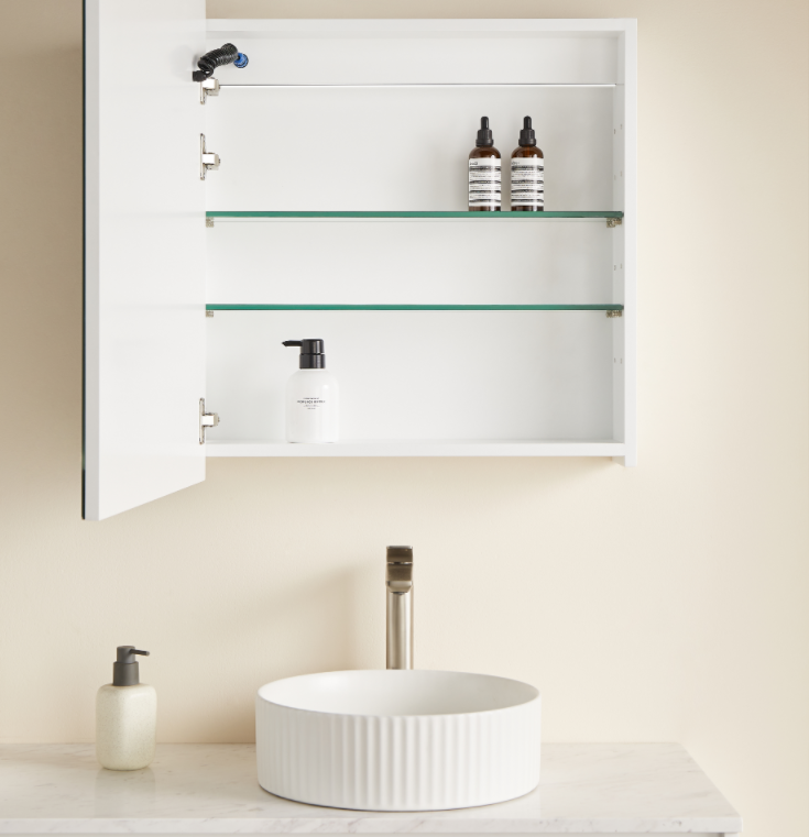 Olivia LED Mirror Cabinet OARSV6090MW-LED — detail 2