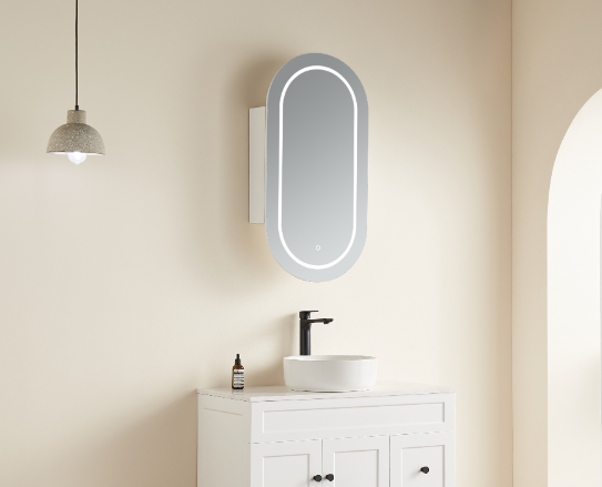 Olivia LED Mirror Cabinet OPLSV4590MW-LED — detail 2
