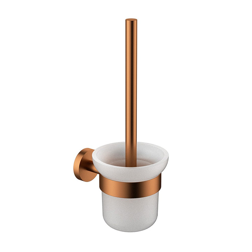 Otus Slimline Toilet Brush In Brushed Copper Brushed Copper