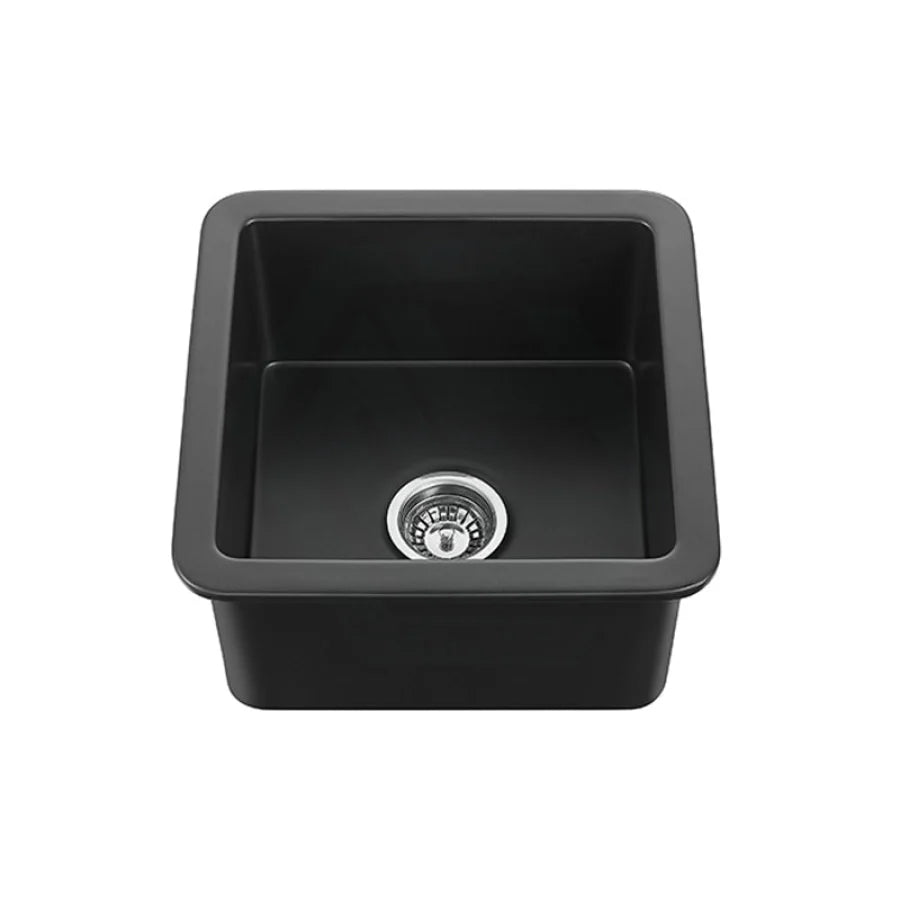 Camden Fireclay Square insert/undermound sinks 457*457*228mm (FCND457GW/MB) — detail 4