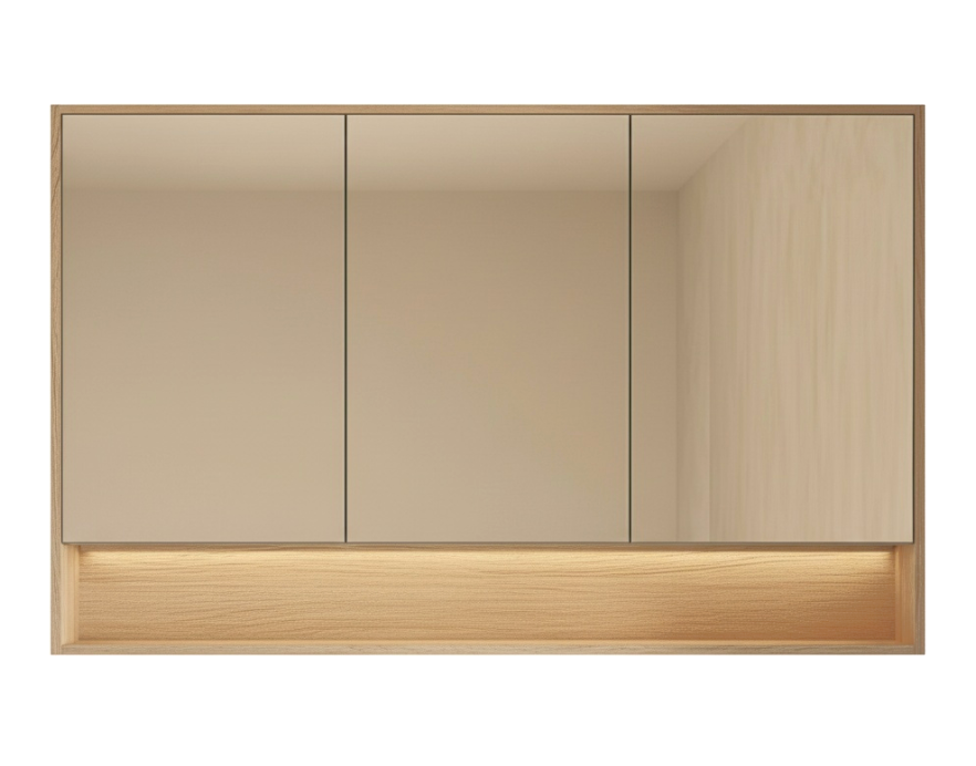 Gallio Shaving Cabinet 600/750/900/1200/1500 GALSV600/750/900/1200/1500-CO/PO — detail 2