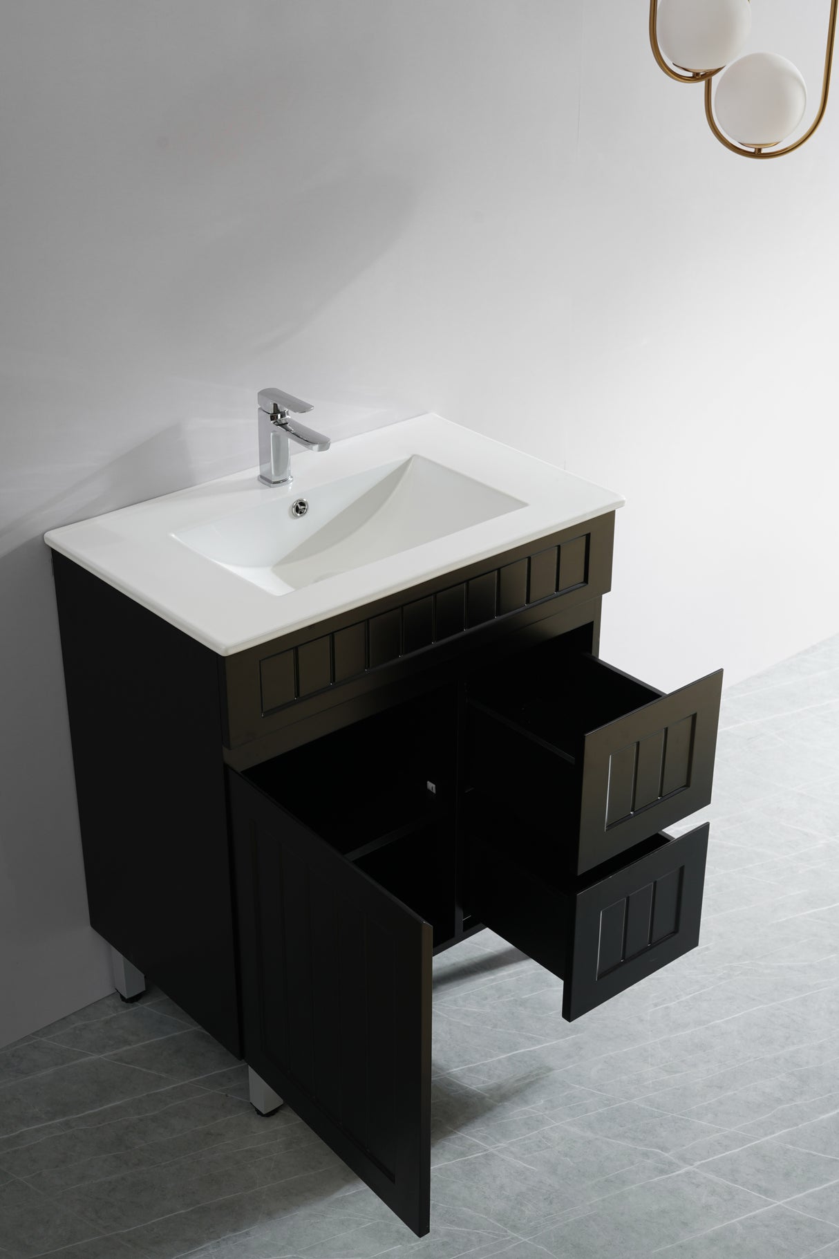 Acacia Free-Standing PVC Vanity AC74RL-MB — detail 2