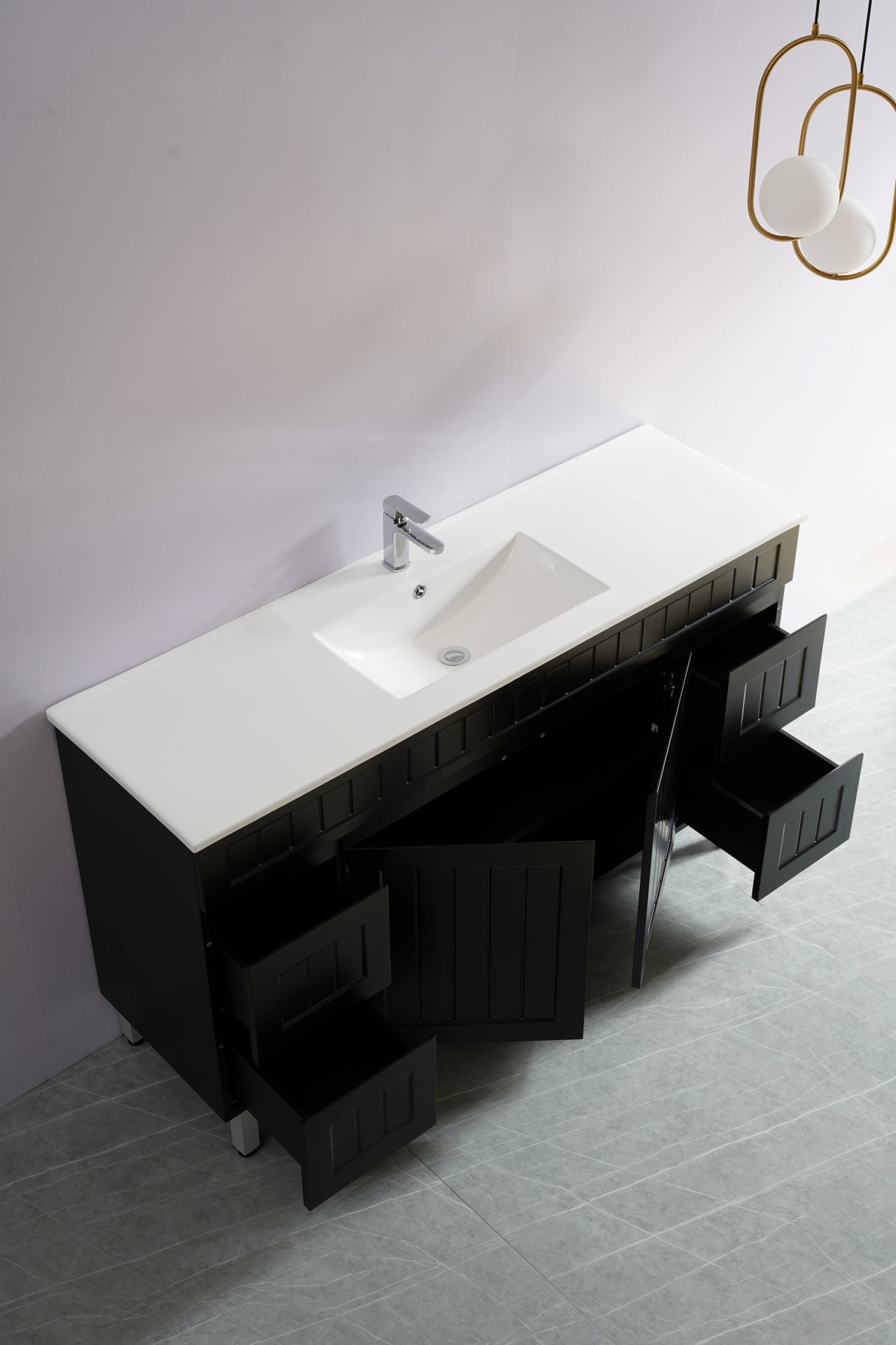 Acacia Free-Standing PVC Vanity AC154L — detail 2