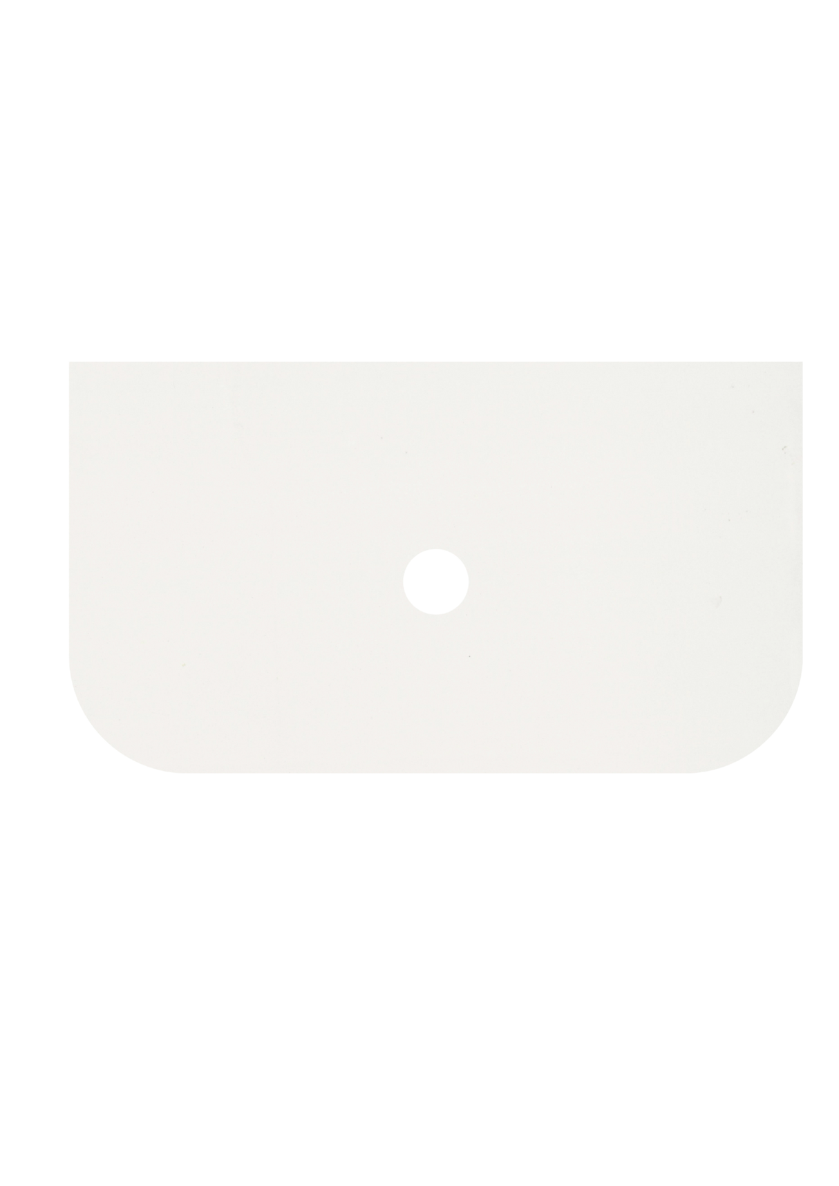 VITO Silica-Free Artificial Quartz Top- Curve 750*505*20mm — detail 5