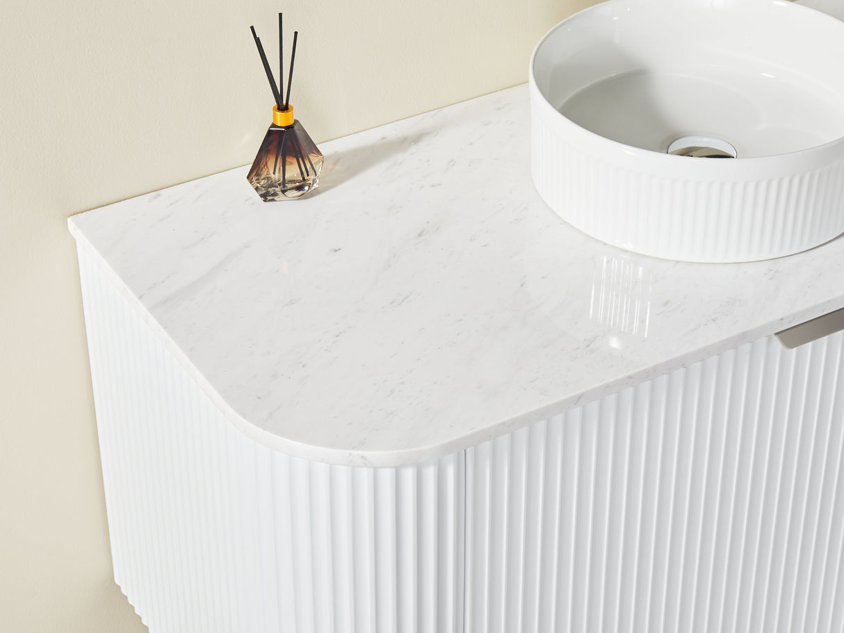 VITO AVANTTI Fluted Curved Vanity With Soft Closing Drawers 1200-1800mm (AVT1200W-AVT1800W) — detail 7