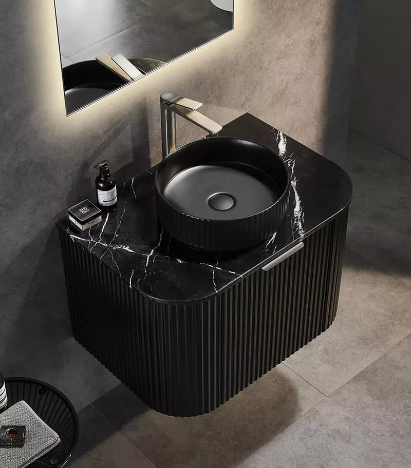 VITO AVANTTI Fluted Curved Vanity With Soft Closing Drawers 600-900mm (AVT600W-AVT900W) — detail 8
