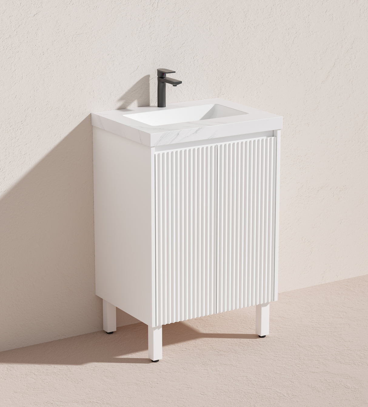 Brighton Free-Standing PVC Vanity CB64L — detail 3