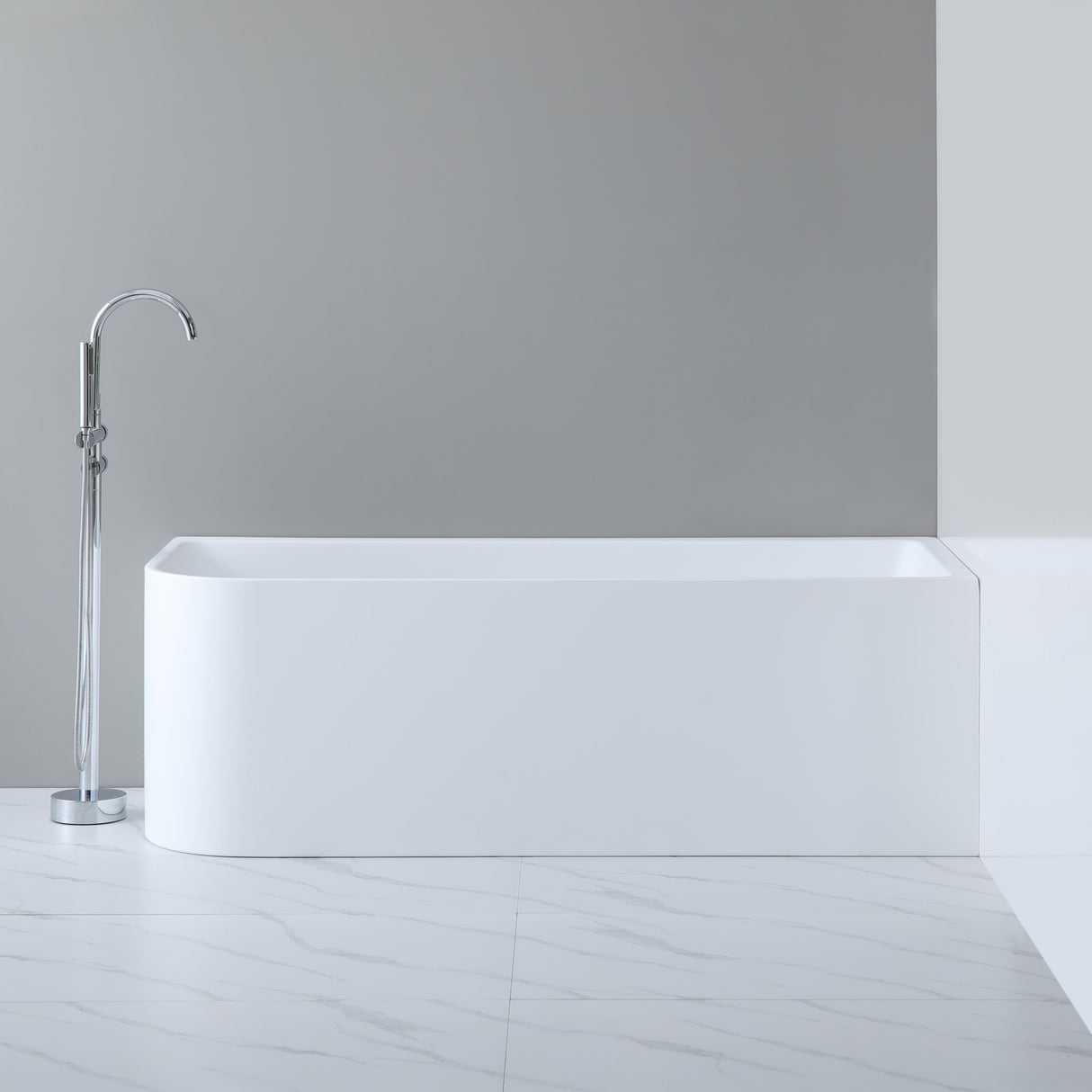 Corner CBT1500R-510 Back to Wall Bathtub