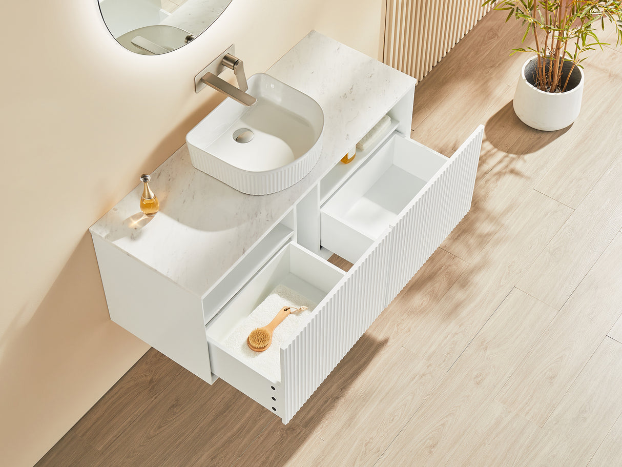 Kirribilli Wall-Hung PVC Fluted Vanity CK1500 — detail 2