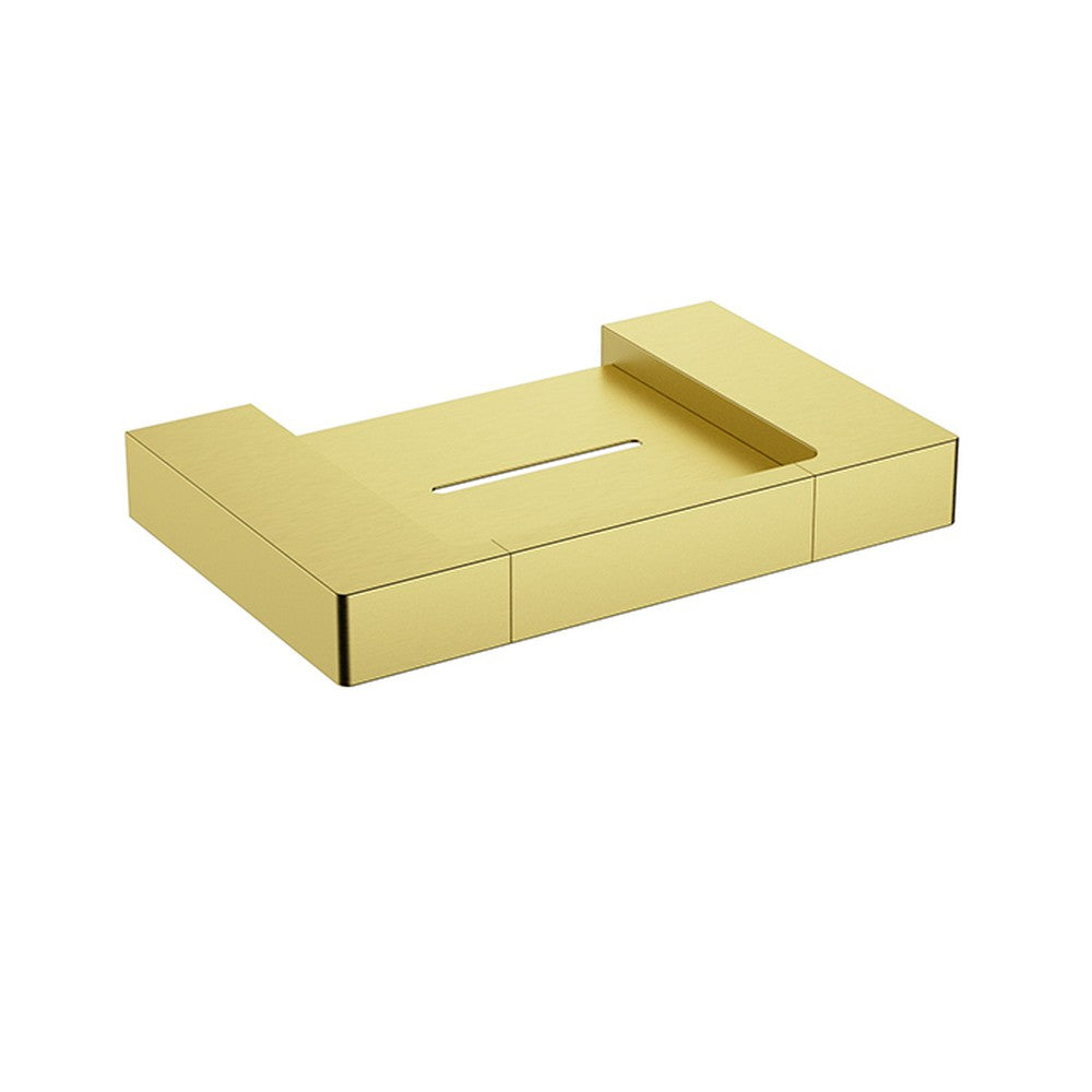 Ceram Soap Dish Metal Brushed Gold Brushed Gold