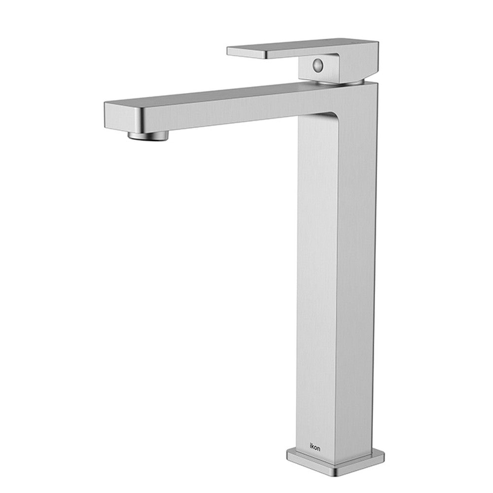 Ceram High Basin Mixer Brushed Nickel Lead Free Brushed Nickel