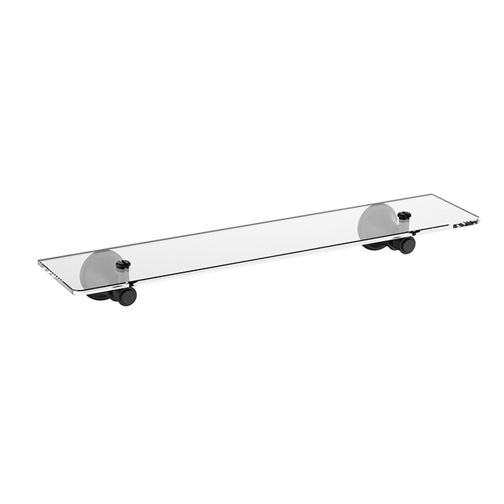 Clasico Shelf Glass Matt Black Matt Black