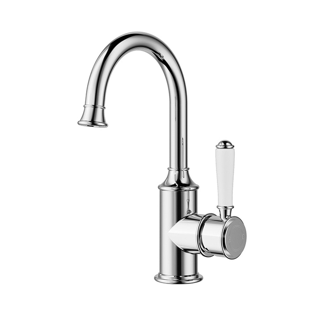 Clasico Basin Mixer Handle Chrome / Ceramic Handle Chrome