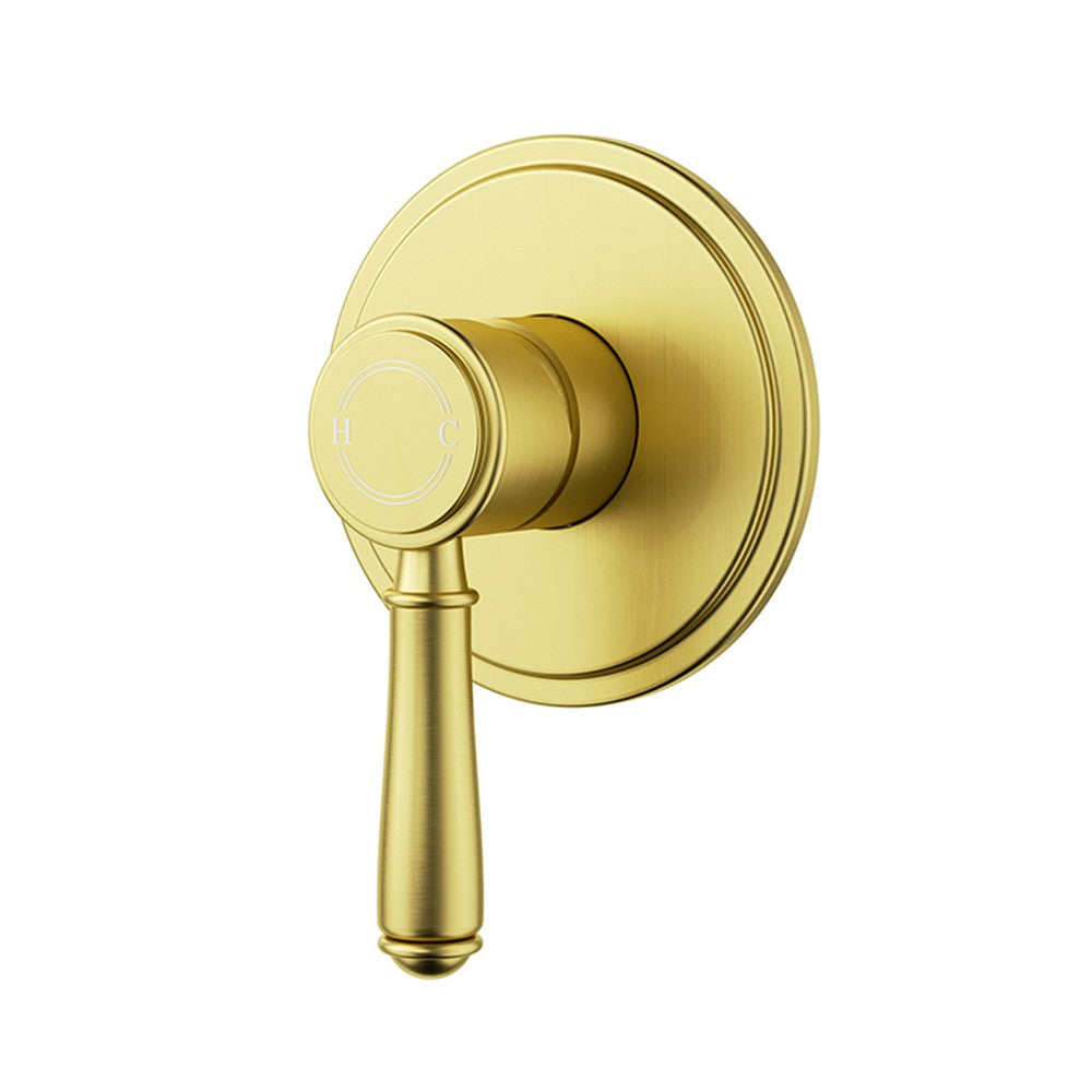 Clasico Wall Mixer Trim Kit Brushed Gold Brushed Gold