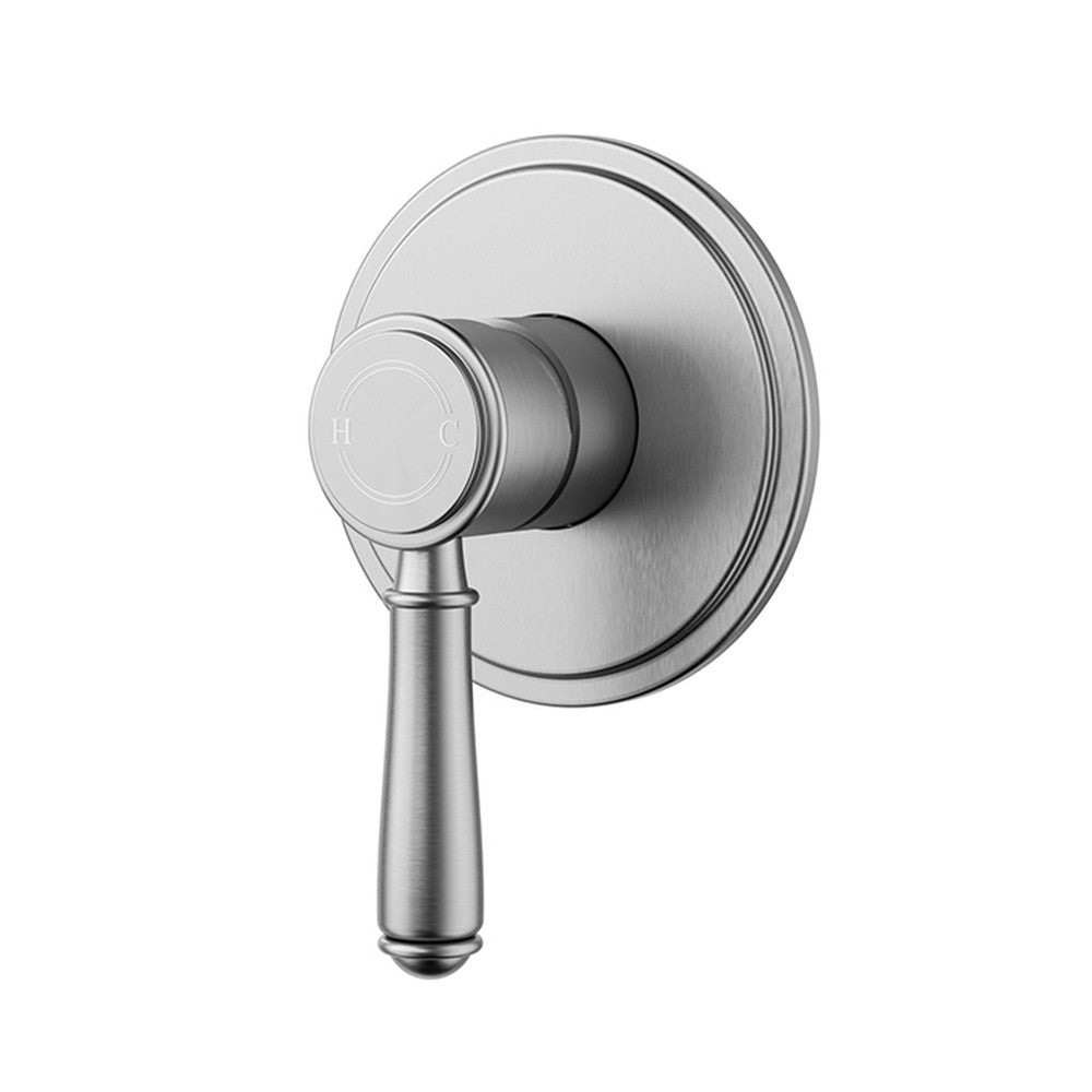 Clasico Wall Mixer Trim Kit Brushed Nickel Brushed Nickel