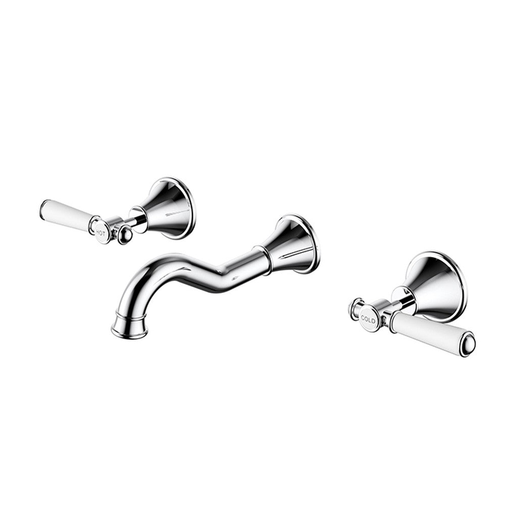 Clasico Bath Set Ceramic Hahdle Lead Free Chrome