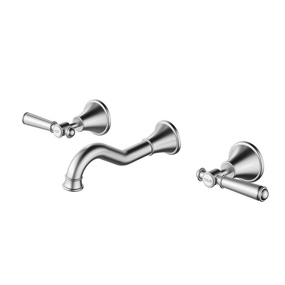 Clasico Bath Set In Brushed Nickel Lead Free Brushed Nickel