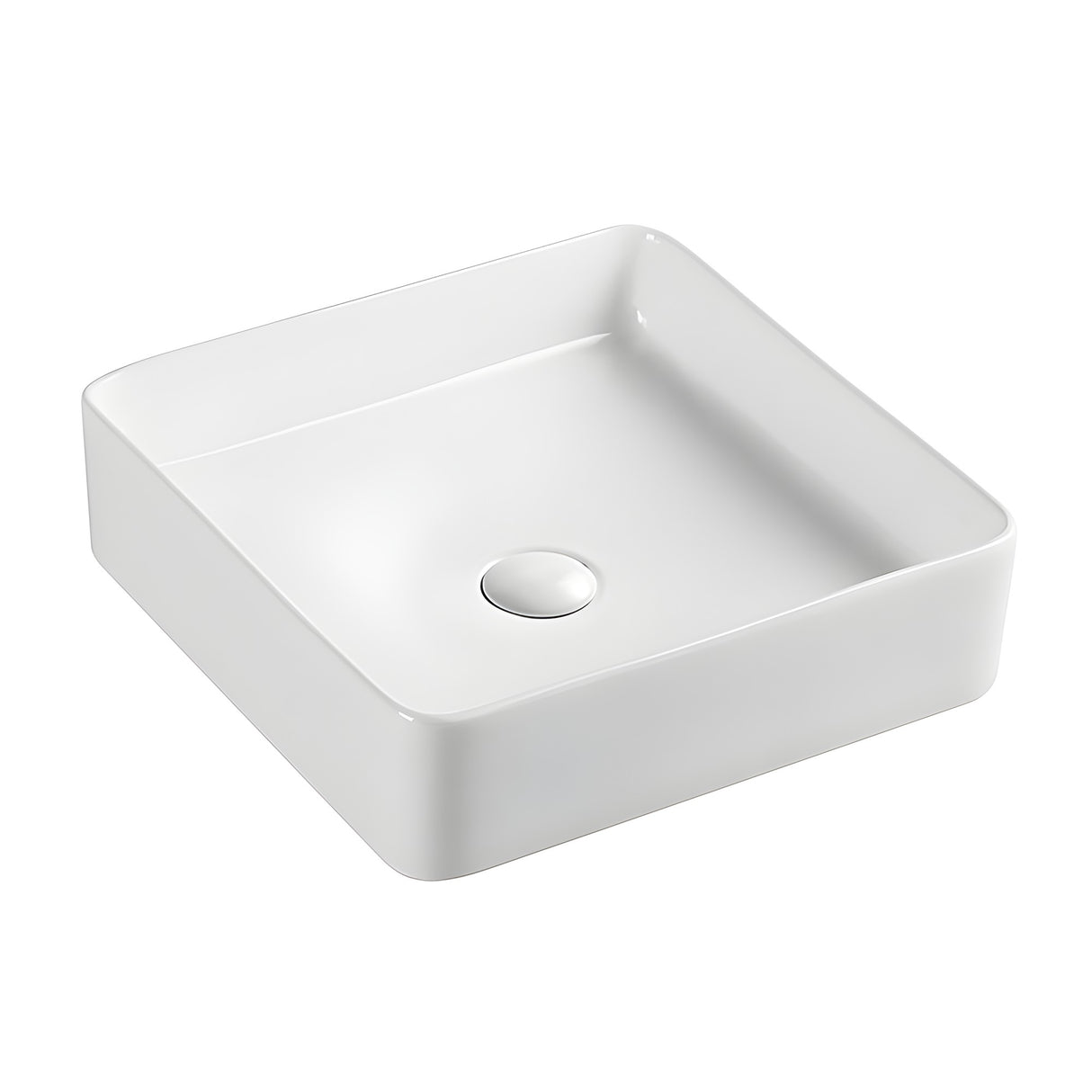 Eden Above Counter White 360mm Chrome