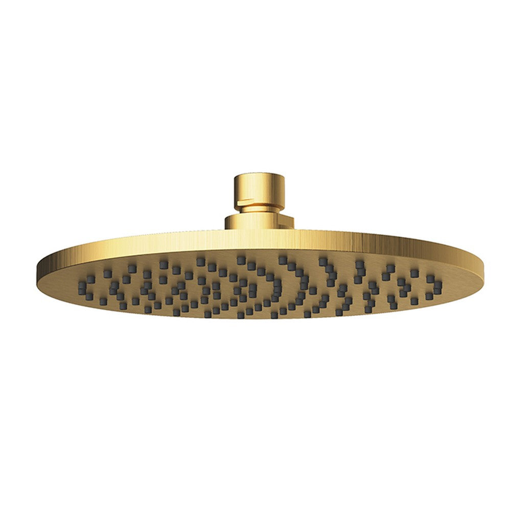 Cora Shower Head Round Brushed Gold 200mm Brushed Gold