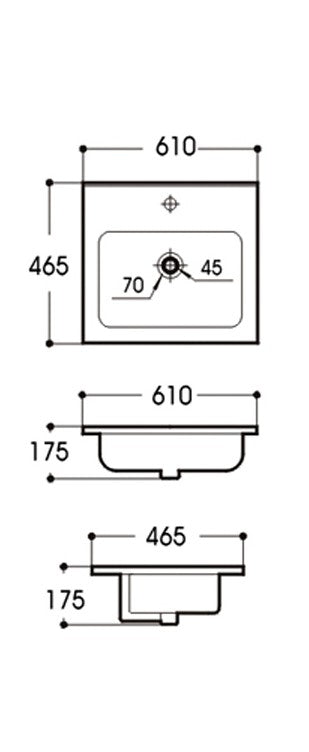 VITO D Angle Ceramic Top 610-1210mm D600B/750B/900B/120B/120BB — detail 6