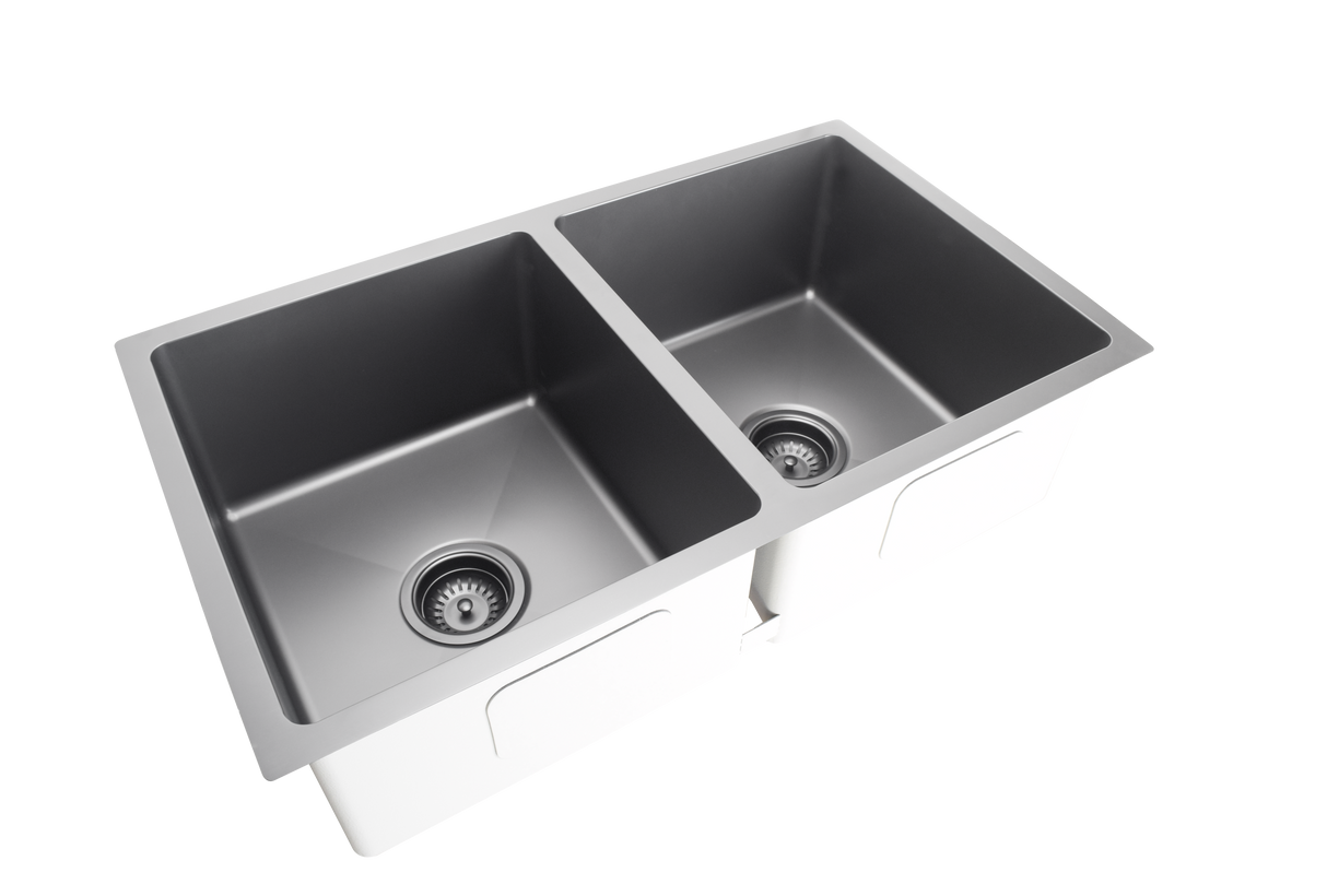 304 Double Stainless Steel Sink(SLSS-775DS)775×450×235mm — detail 4
