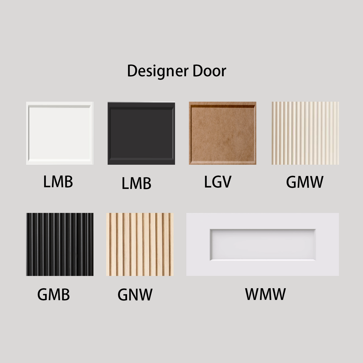 Kitchen Floor Cabinet 2 Door Cupboard 550-1000mm BF-550/600/650/700/750/800/850/900/1000-BOX — detail 3
