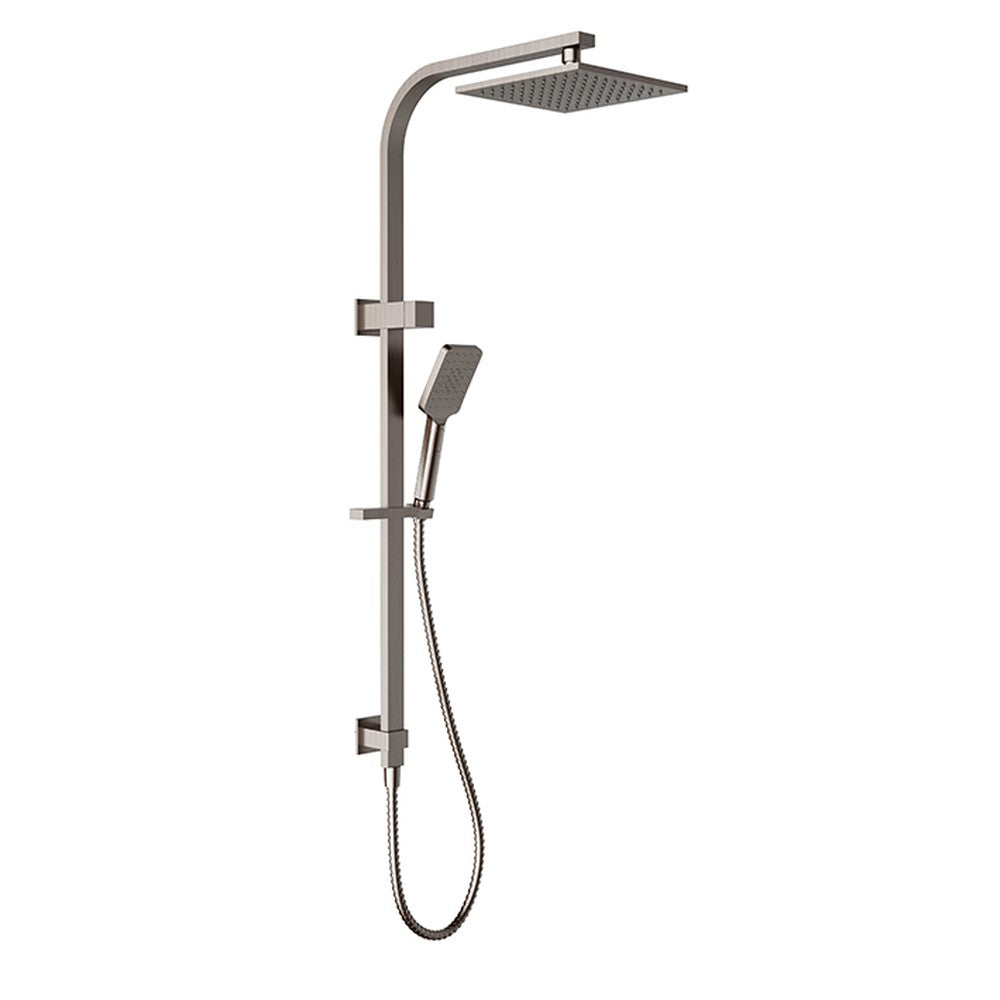 Eden Shower Set Multifunction Brushed Nickel 200mm Brushed Nickel