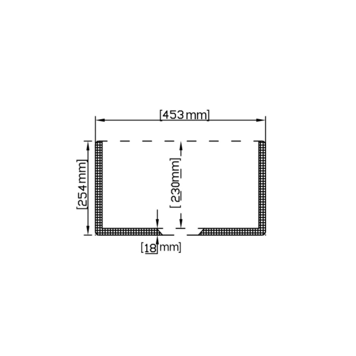 Kensington Fireclay farrmhouse sink 758*453*254mm (FCS758) — detail 9