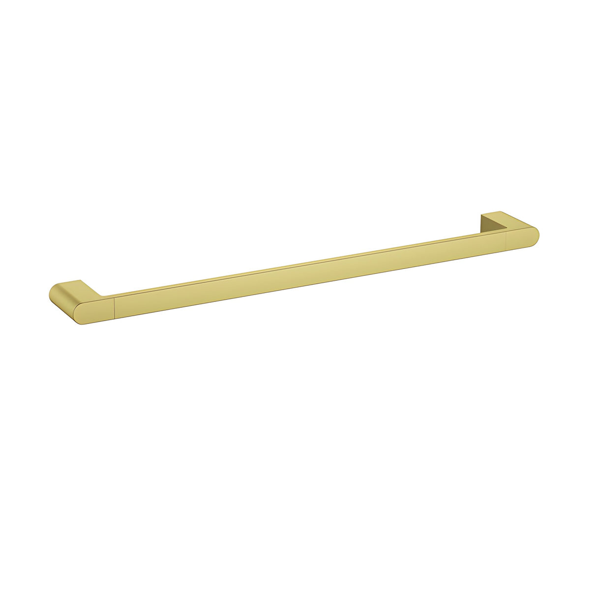 Flores Towel Rail Single Brushed Gold 600mm Brushed Gold