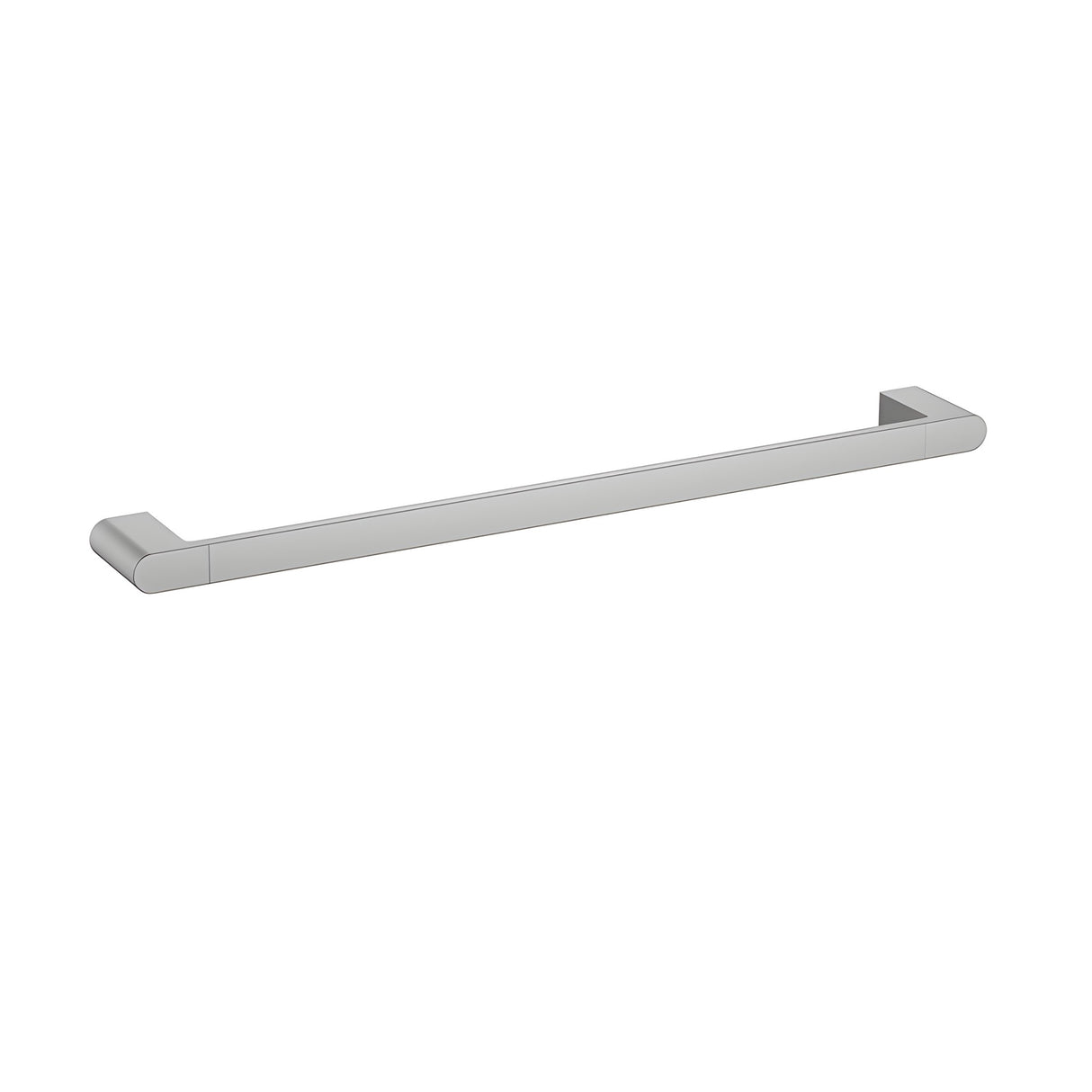 Flores Towel Rail Single Brushed Nickel 600mm Brushed Nickel