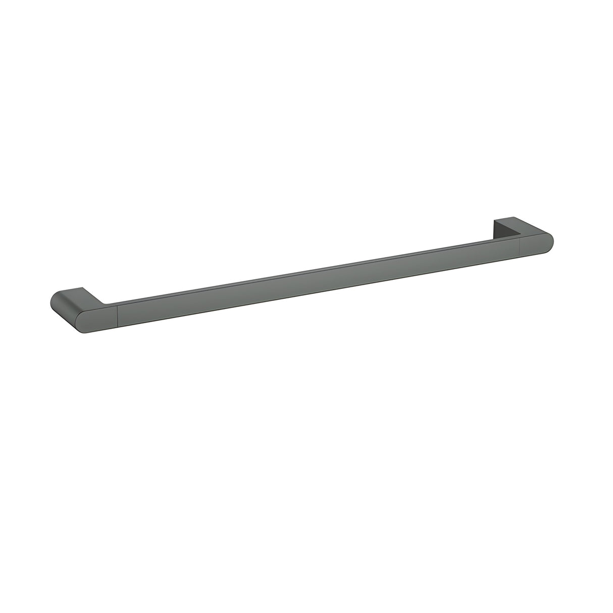 Flores Towel Rail Single Gunmetal 600mm Gun Metal