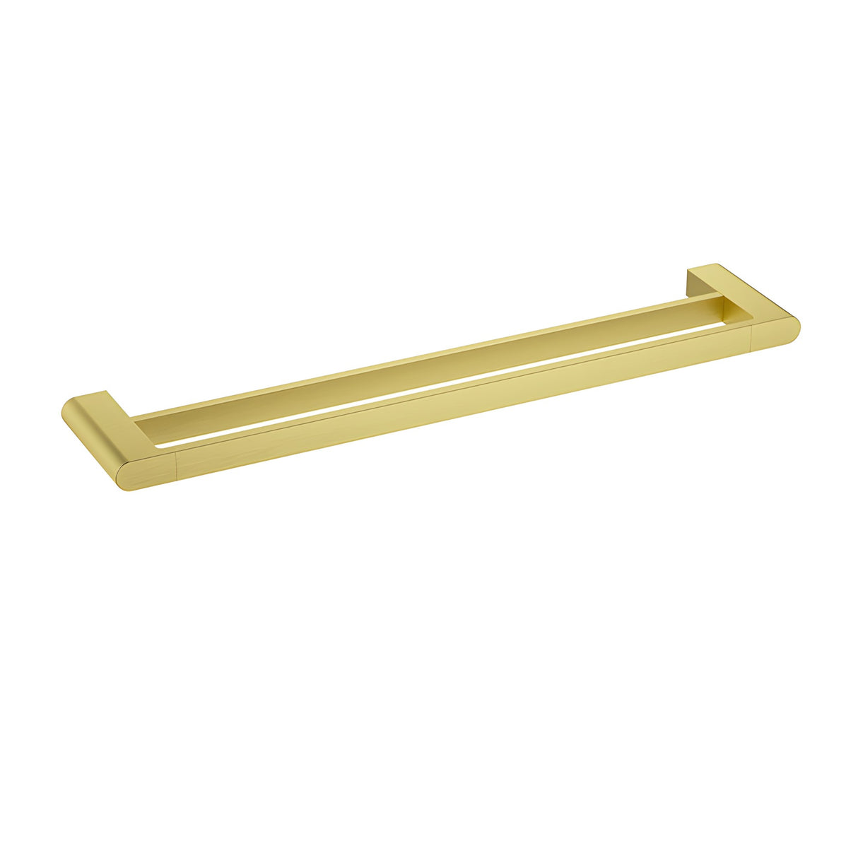 Flores Towel Rail Double Brushed Gold 600mm Brushed Gold