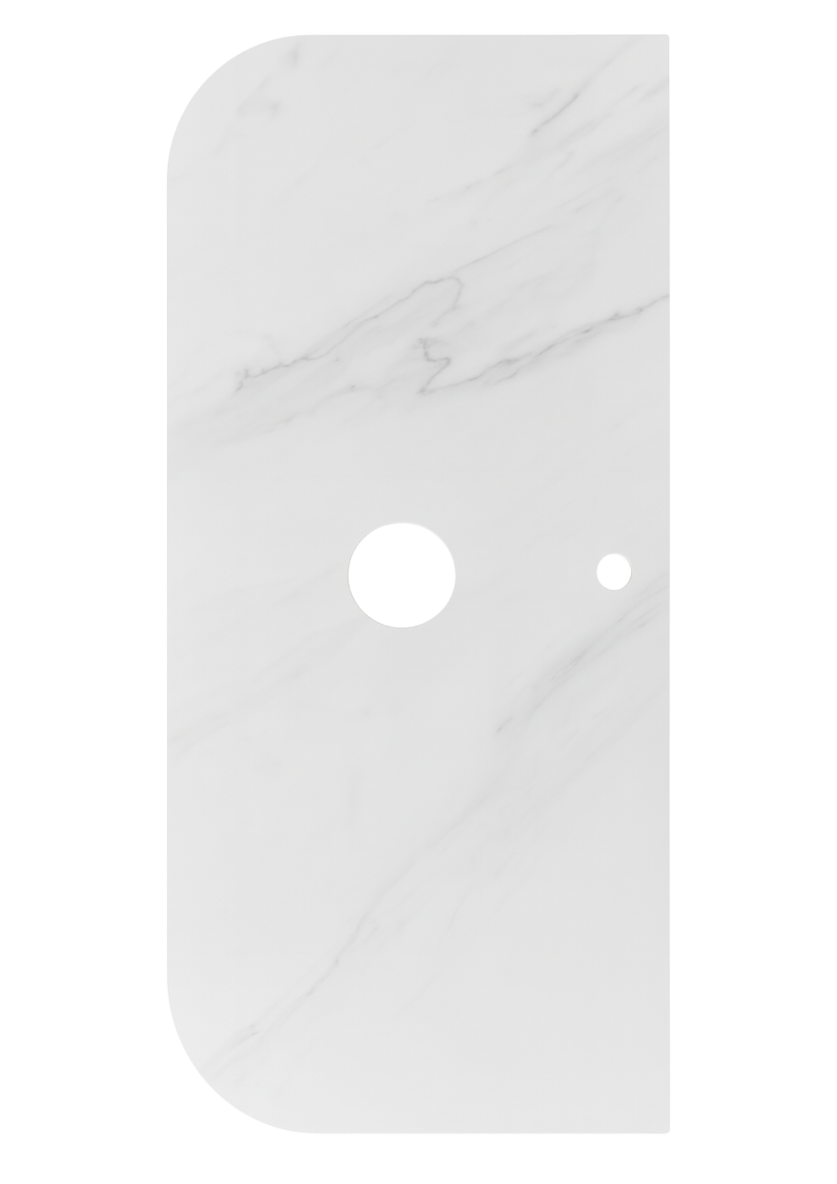 VITO Silica-Free Artificial Quartz Top- Curve 1800*505*20mm — detail 3