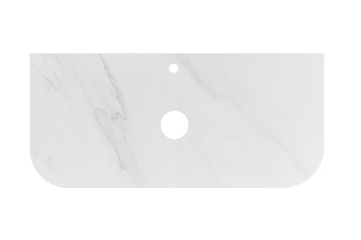 VITO Silica-Free Artificial Quartz Top- Curve 1200*505*20mm — detail 2