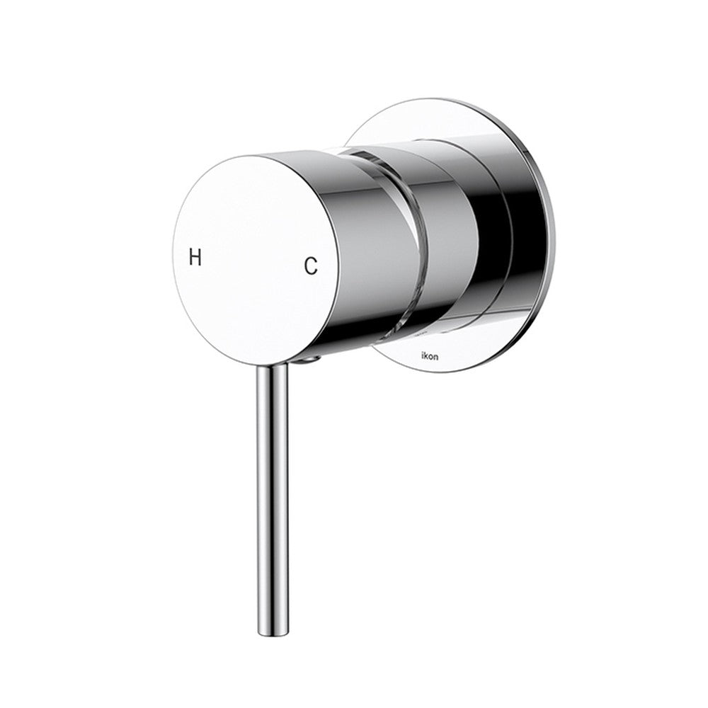 Hali Wall Mixer 60mm Cover Plate Chrome Chrome