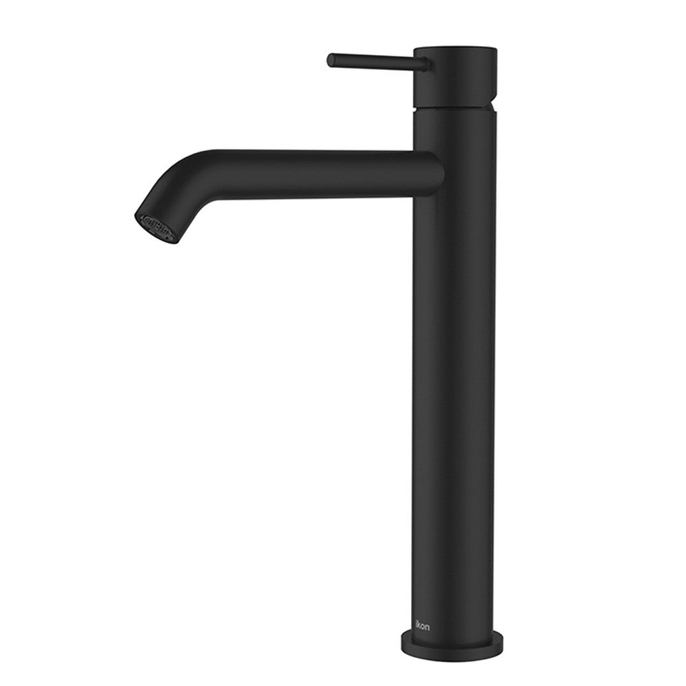 IKON-Hali Highrise Basin Mixer Matt Black Lead Free Matt Black
