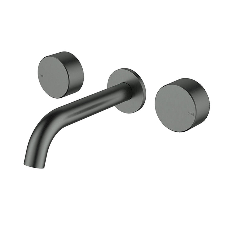 Hali 1/4 Turn C/D Wall Basin Set Gun Metal Gun Metal