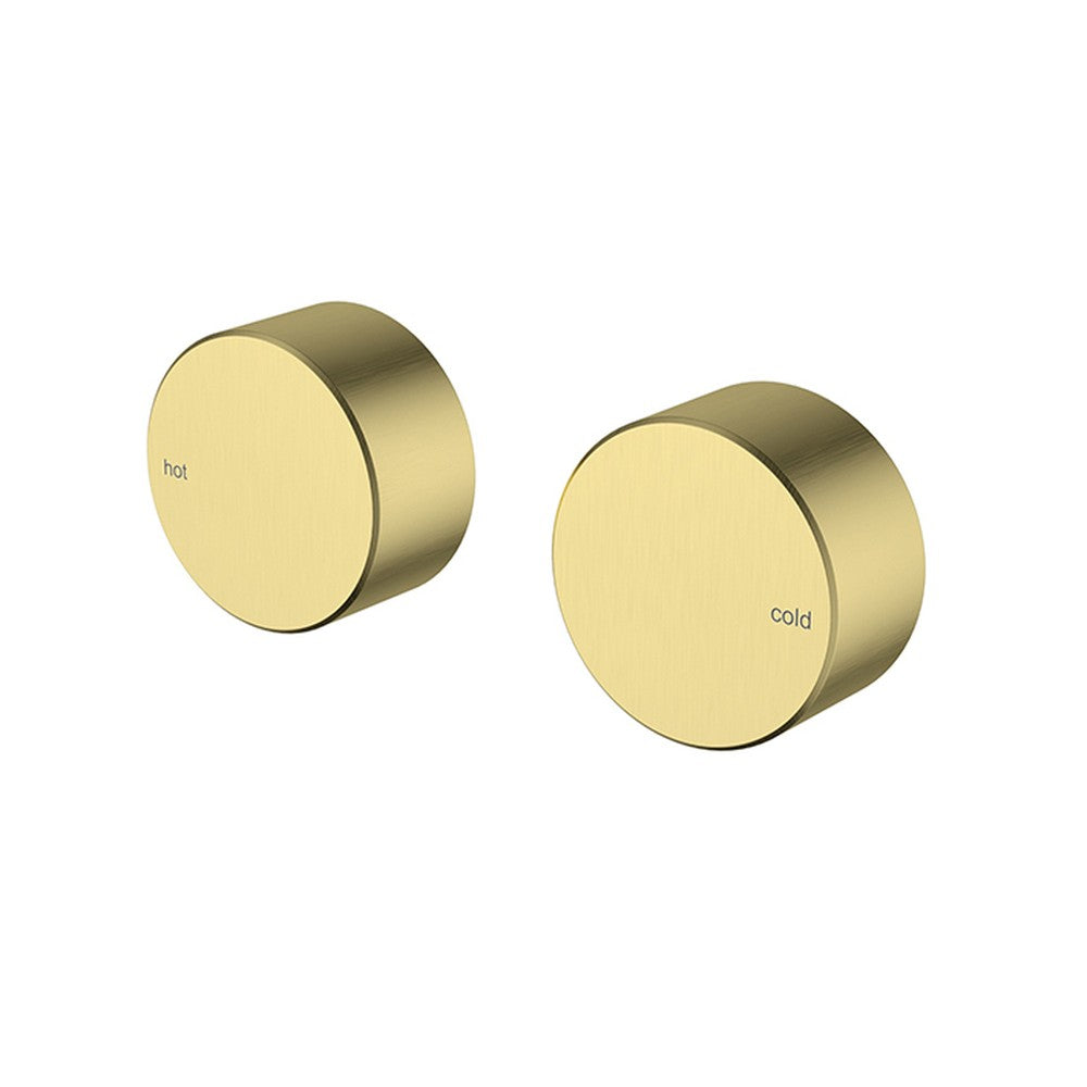Hali 1/4 Turn C/D Wall Top Assembly Brushed Gold Brushed Gold