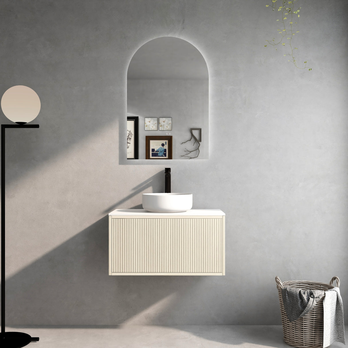 Bellevue Wall-Hung PVC Fluted Vanity Bellevue K93RW