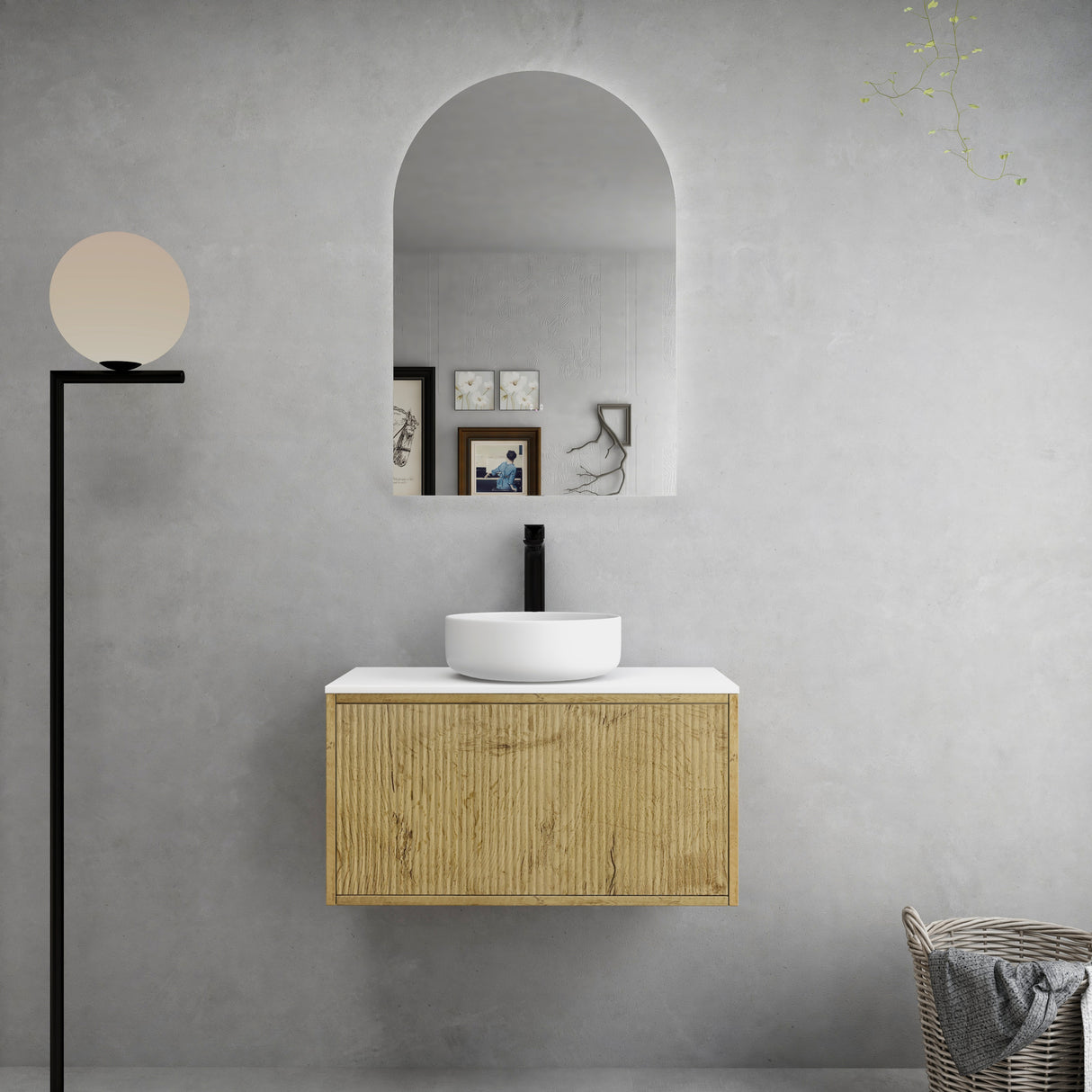 Bellevue Wall-Hung PVC Fluted Vanity Bellevue K73W