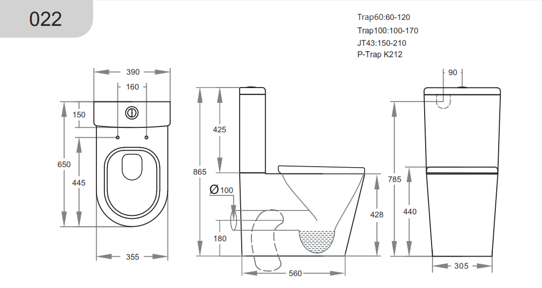 Livis KDK022 Rimless Toilet Suite — detail 5