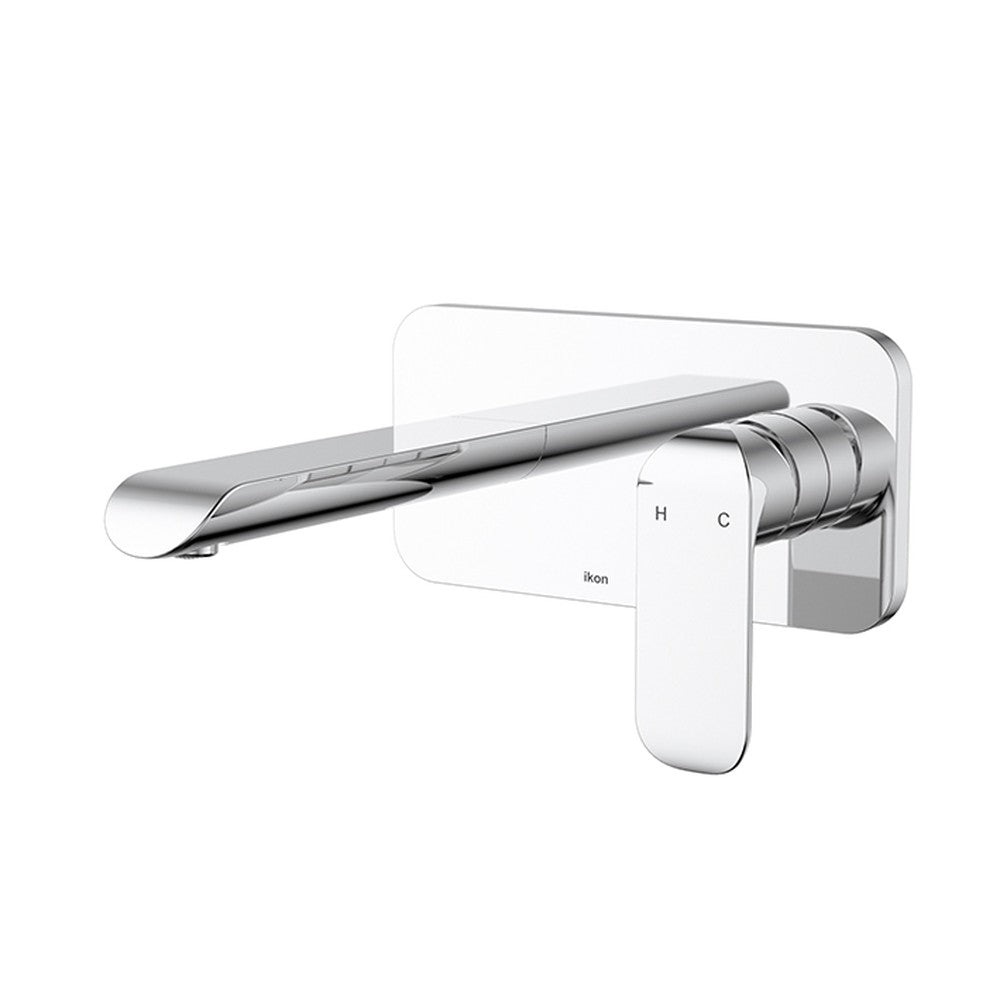 IKON-Kara Wall Basin Mixer Lead Free Chrome