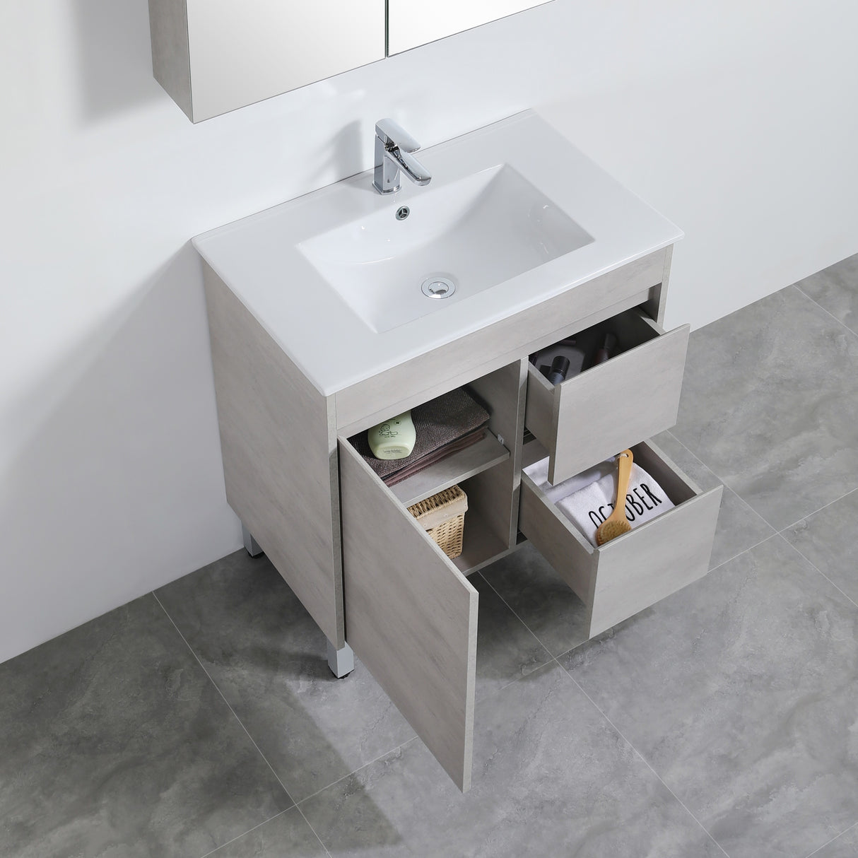 Nova Free-Standing Plywood Vanity 740*455*860mm NC74RLG — detail 3